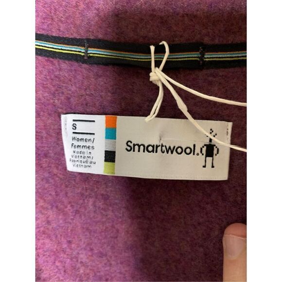 Smartwool Hudson Trail Fleece Poncho purple women’s size small NEW NWT - Picture 8 of 10